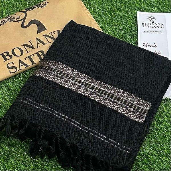 men velvet shawl