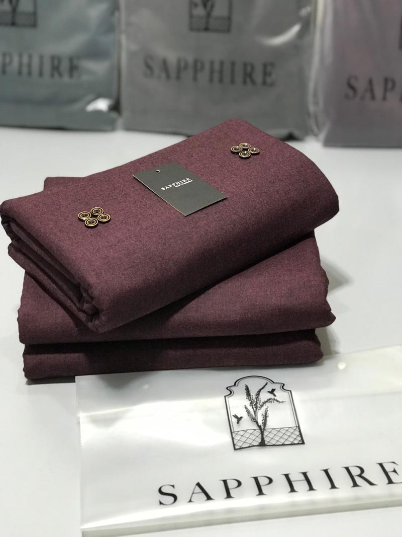 GRACE Wool by Sapphire Mens- Mehroon