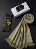 J. Premium Box Pack Italian wool Shawl-Pistay