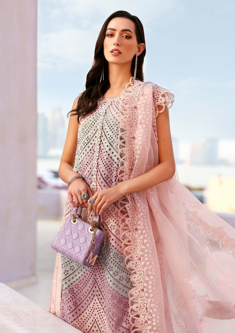 Maria B. Swiss Lawn Embroided 3piece Artical #MA17843