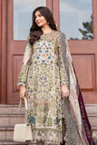Maria B. |Embroided Lawn 3piece with Cutwork Duppata Work- #MI2765