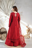 Organza Net Cotton Chikankari Designer Embroided 3piece