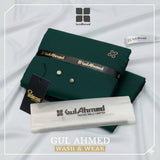 GULAHMED- Premium Shalwar Kameez For Mens (Royal Green)