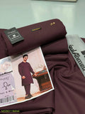 GULAHMED Gul e Jaan- Premium Shalwar Kameez For Mens (Plum)