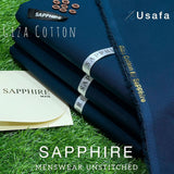 SAPPHIRE Ghiza COTTON #NAVY BLUE