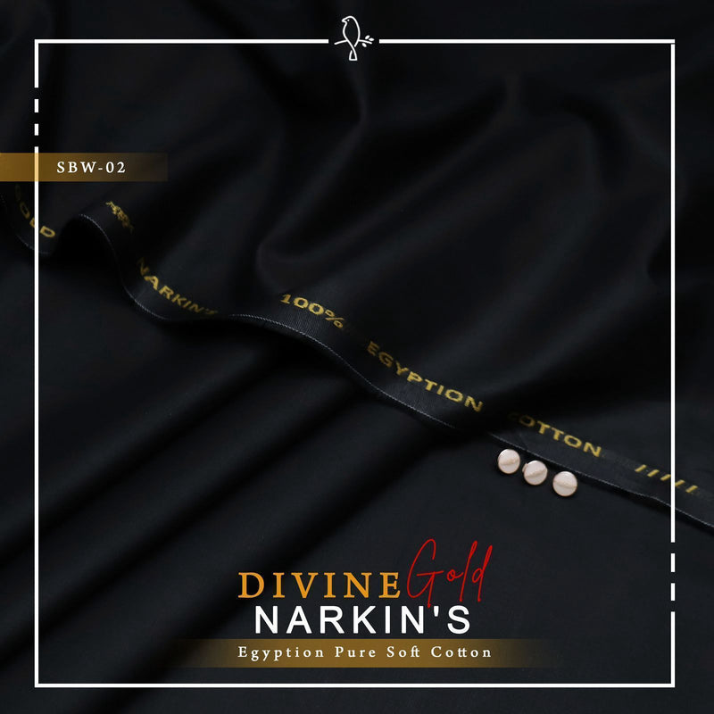 Narkins Luxury soft cotton-jet black