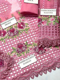 PREMIUM DESIGNER 3PC organza embroided chicken - mi2804