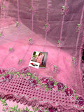 PREMIUM DESIGNER 3PC organza embroided chicken - mi2804