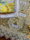 PREMIUM DESIGNER 3PC chickenkari lawn- M49s