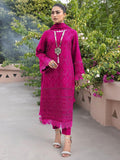 PREMIUM DESIGNER 3PC embroided chickenkari lawn- M51s