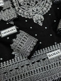 PREMIUM DESIGNER 3PC EMBROIDED CHIFFON- MSJ214