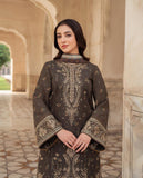 JAZMIN Designer EMBROIDED 3PC Dhannak- #NF2876 Winter
