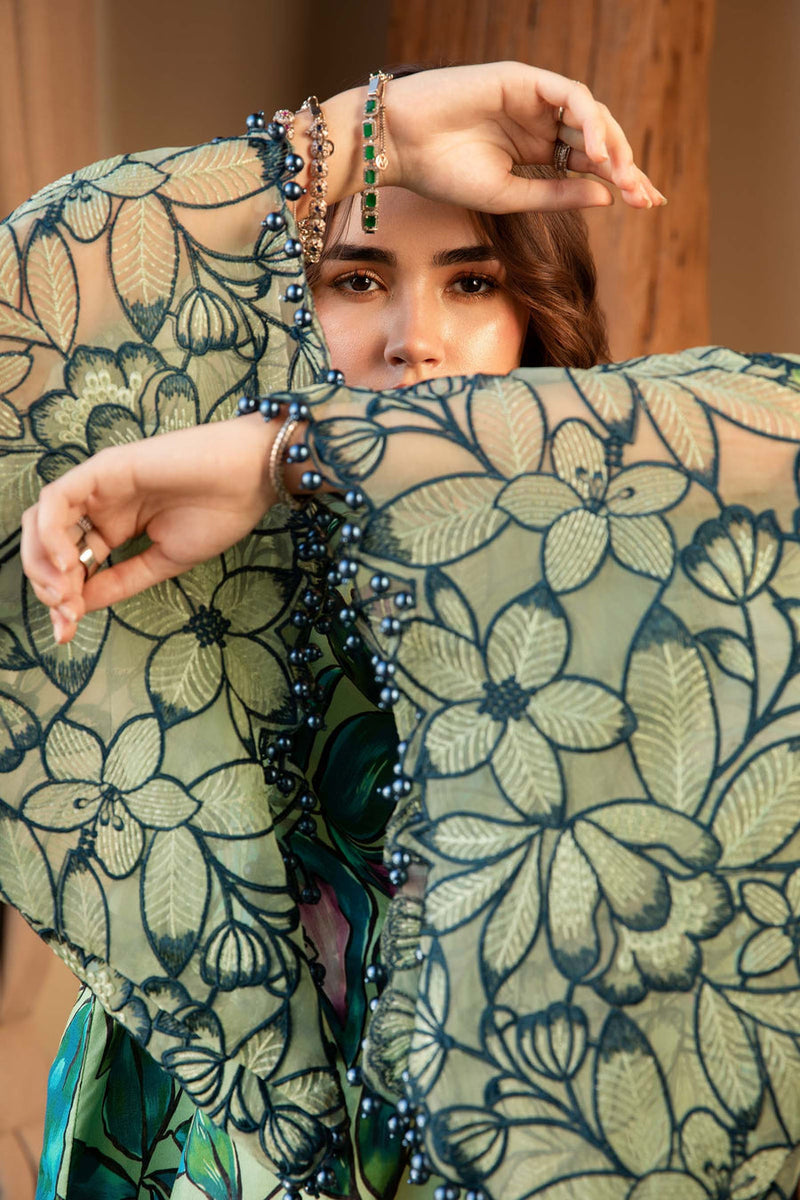PREMIUM DESIGNER 3PC Embroided Lawn - MP#259A