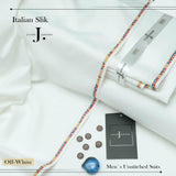 J. ITALIAN SILK-Off white