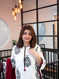 DESIGNER 3PC Embroided chicken Lawn - NA202