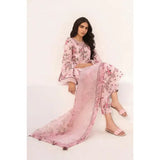 DESIGNER Print LAWN With EMBROIDED PATCHES and organza Duppata