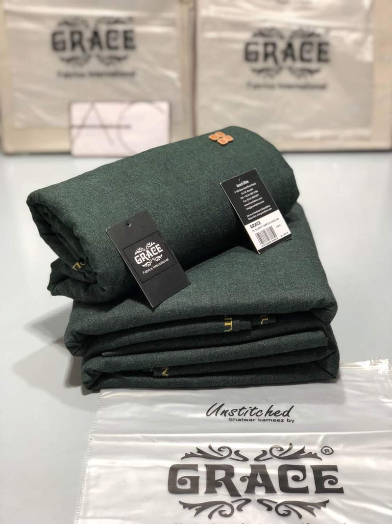 GRACE PREMIUM MENS WHOOL - Bean Green Clearance sale