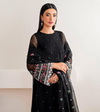 PREMIUM DESIGNER 3PC EMBROIDED CHIFFON- MSJ216