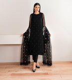 PREMIUM DESIGNER 3PC EMBROIDED CHIFFON- MSJ216