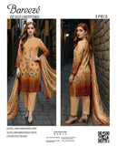 (10 Designs) BAREEZE EMBROIDED PREMIUM LAWN 3PC #DZ98007
