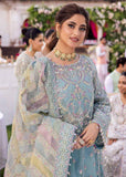 DESIGNER 3PC ORGANZA NET with silk - Msj343