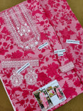 MARIA B. EMBROIDED 3PC LAWN- #PD1876 SUMMER