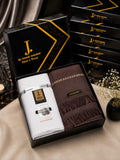 J. Pair offer Suit & SHAWL Matching- Off White with Mehroon
