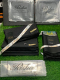 Pasha Summer Soft Cotton Fabric for Mens- Black