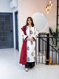 DESIGNER 3PC Embroided chicken Lawn - NA202
