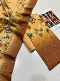 (10 Designs) BAREEZE EMBROIDED PREMIUM LAWN 3PC #DZ98007