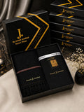 J. Pair offer Suit & SHAWL Matching- Black with black