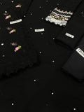 PREMIUM DESIGNER 3PC EMBROIDED CHIFFON- MSJ216
