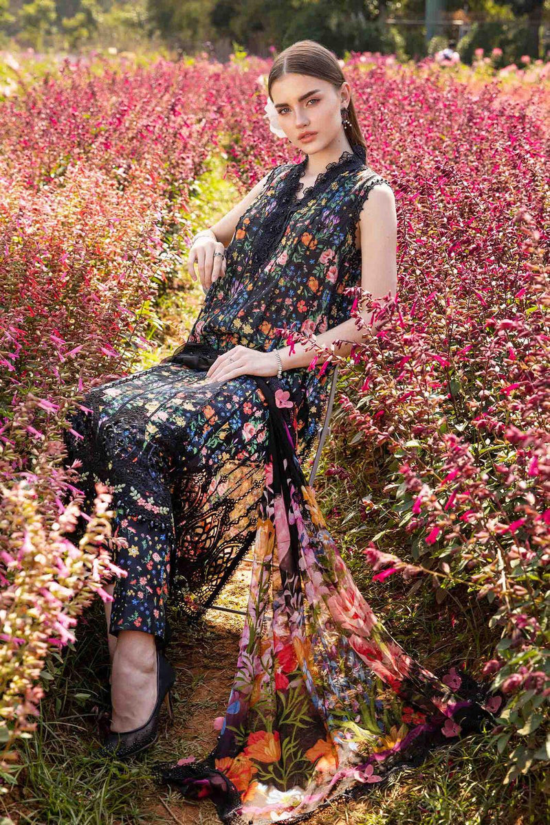 PREMIUM DESIGNER 3PC Embroided Lawn - AX#389