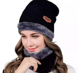 Beanie fleece cap and neck warmer